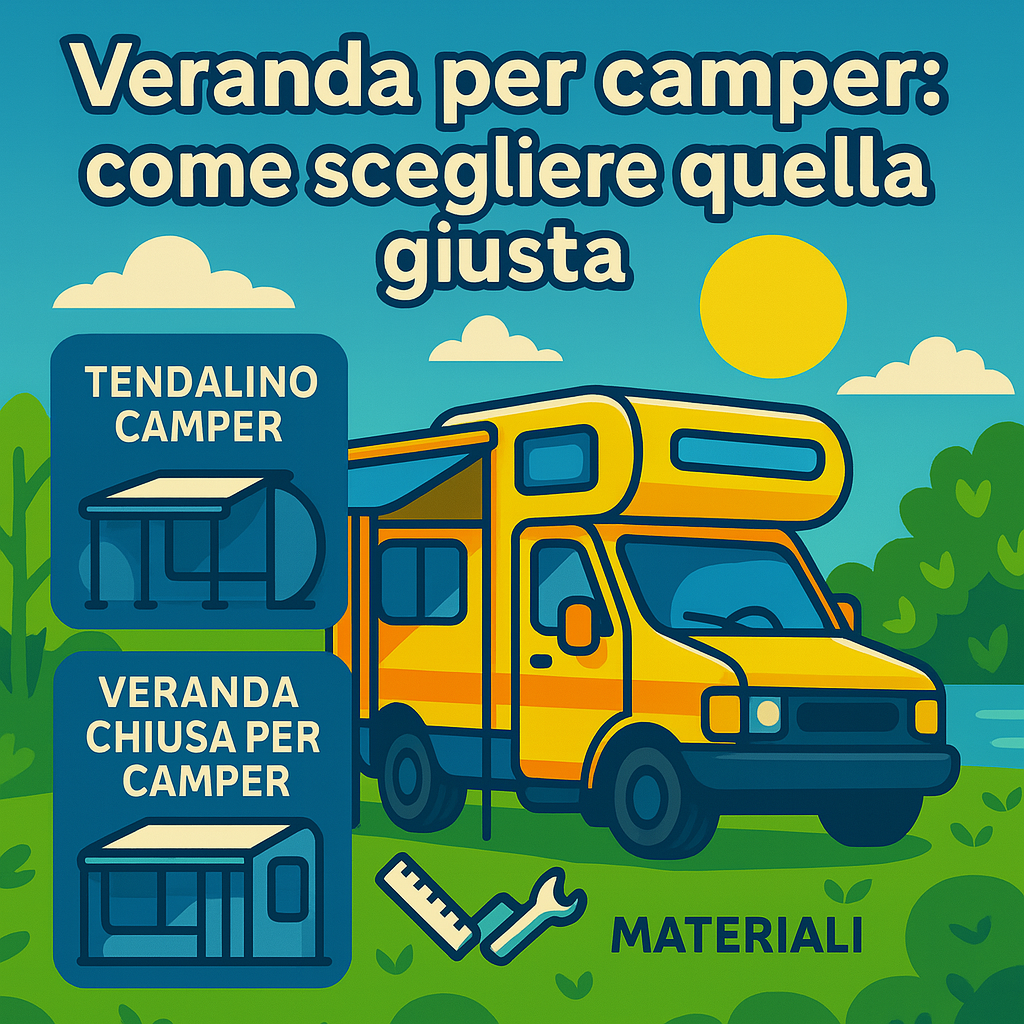 <p> Veranda per camper: come scegliere quella giusta.</p>
